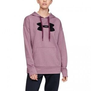 Under Armour Hoodie Women’s M Purple Pullover Logo